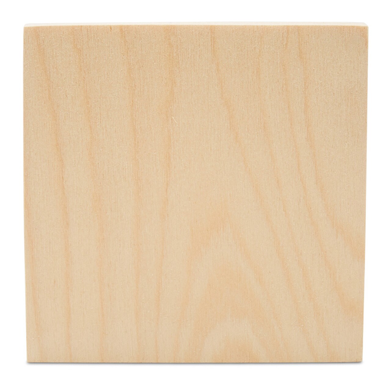 Square Tiered Tray Decor 4", Chunky Blank Wooden Signs for Crafts | Woodpeckers